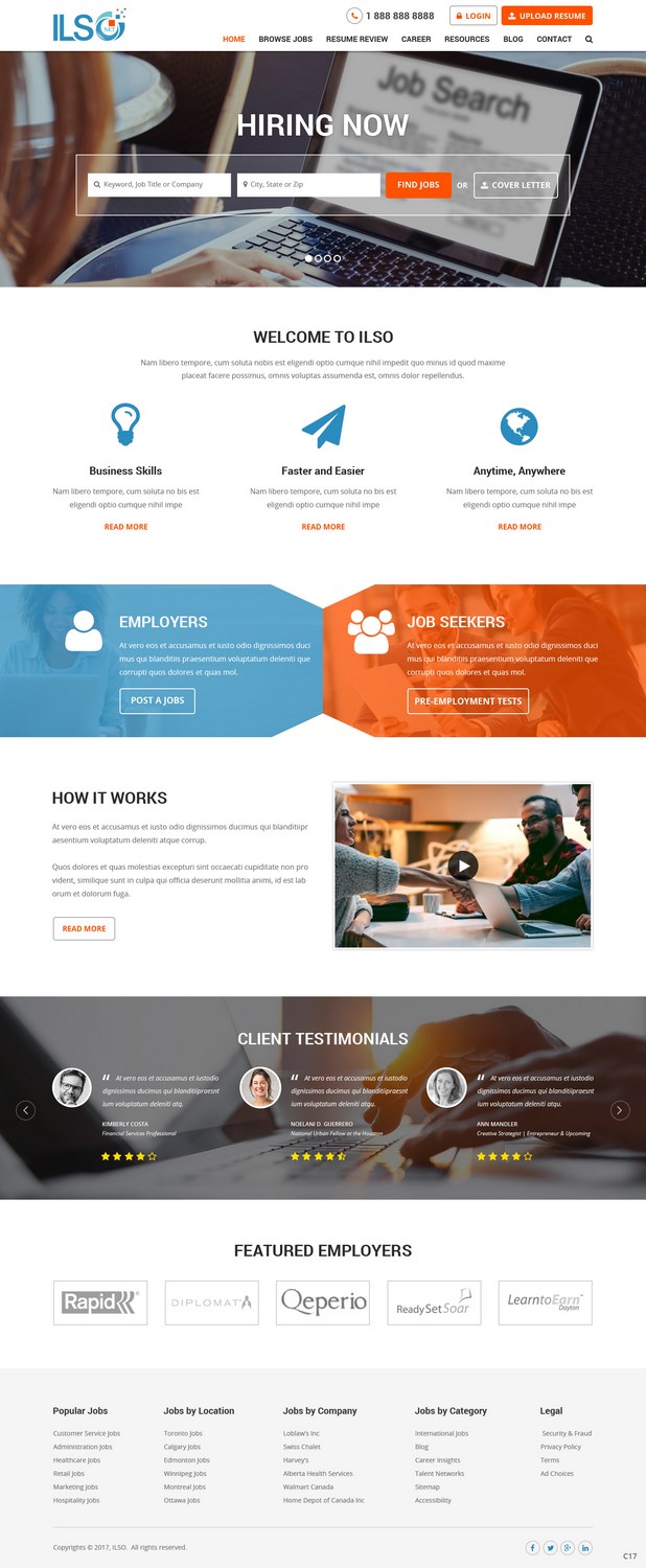Web Design by pb for ILSO Net, LLC | Design #16053666