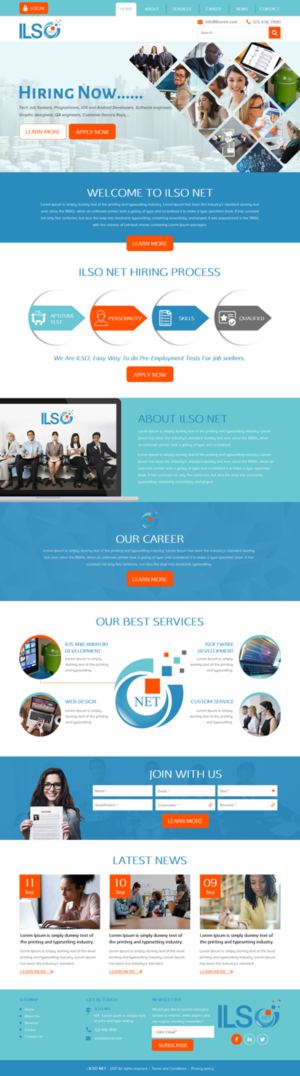 Web Design par rightway pour ILSO Net, LLC | Design : #16047277