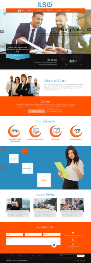 Web Design par rightway pour ILSO Net, LLC | Design : #16047289