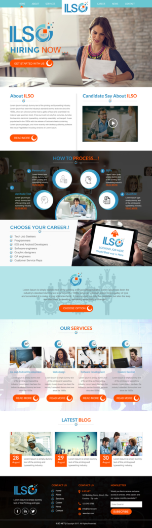Web Design par rightway pour ILSO Net, LLC | Design : #16047291