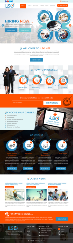 Web Design par rightway pour ILSO Net, LLC | Design : #16243767