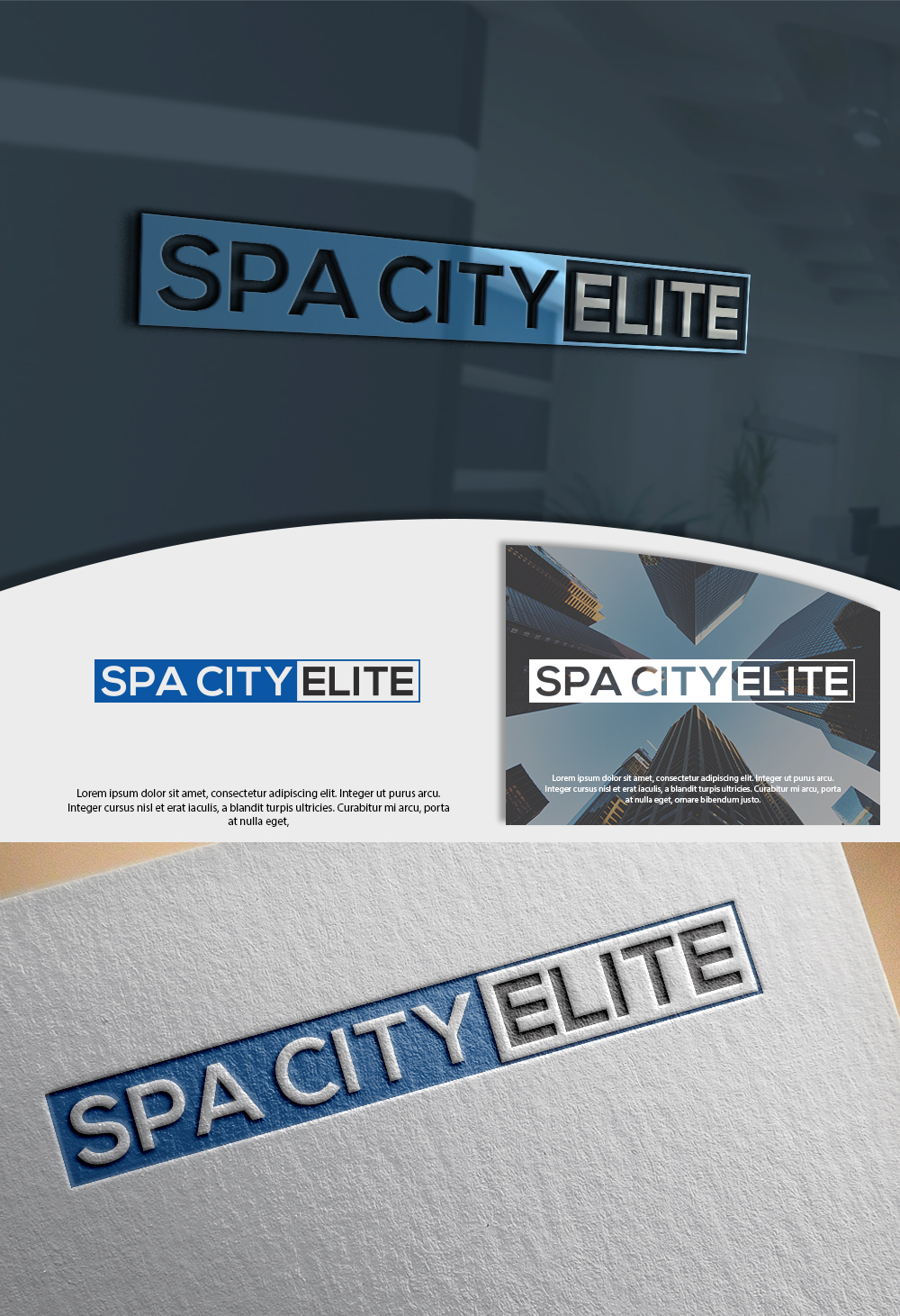 Logo Design by Renewable for Spa City Elite | Design #16037249