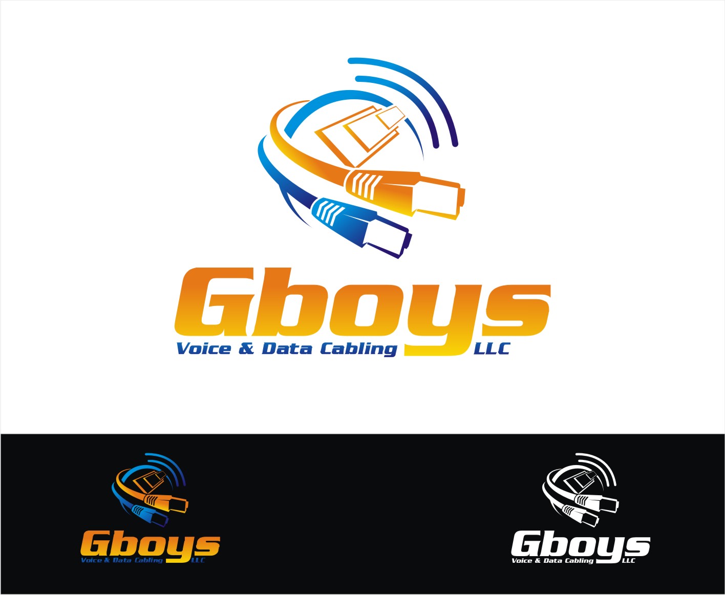 Logo-Design von Soul Light für GBoys Voice & Data Cabling LLC | Design #16026760