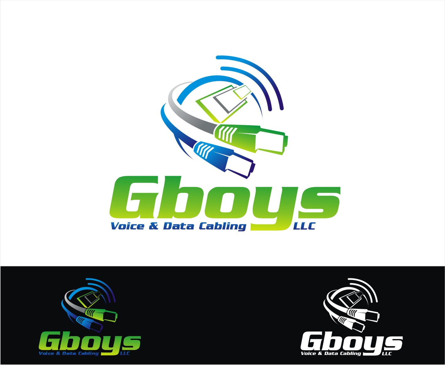 Logo-Design von Soul Light für GBoys Voice & Data Cabling LLC | Design #16030333