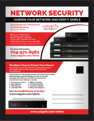 Postcard Design by Deziners Zone for Calyptix | Design: #16026710