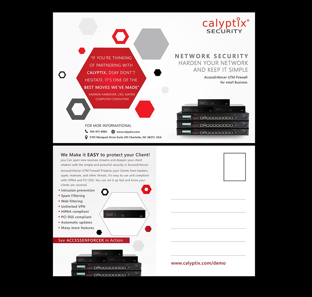 Postcard Design by Bhushan jha for Calyptix | Design #16026168