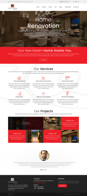 Web Design by SONA for Spec Design Group | Design: #16040766