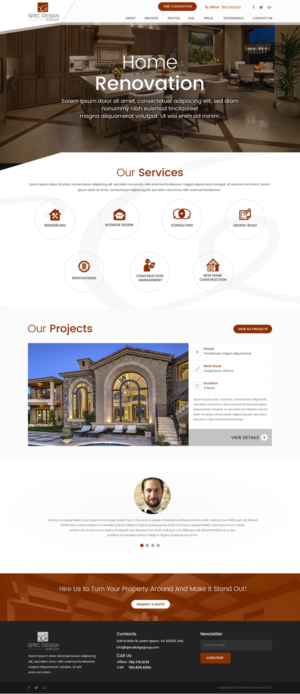 Web Design by SONA for Spec Design Group | Design: #16065585