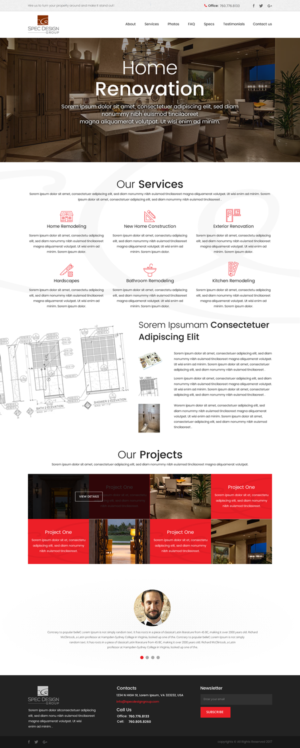 Web Design by SONA for Spec Design Group | Design: #16065818