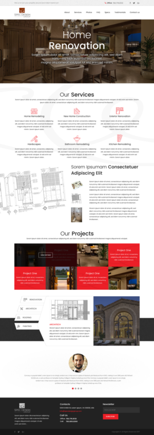 Web Design by SONA for Spec Design Group | Design: #16082929