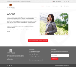 Web Design by SONA for Spec Design Group | Design: #16201241