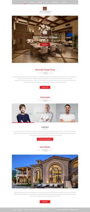 Web Design by pb for Spec Design Group | Design: #16031501