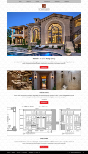 Web Design by pb for Spec Design Group | Design: #16031502