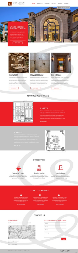 Web Design by pb for Spec Design Group | Design: #16031509
