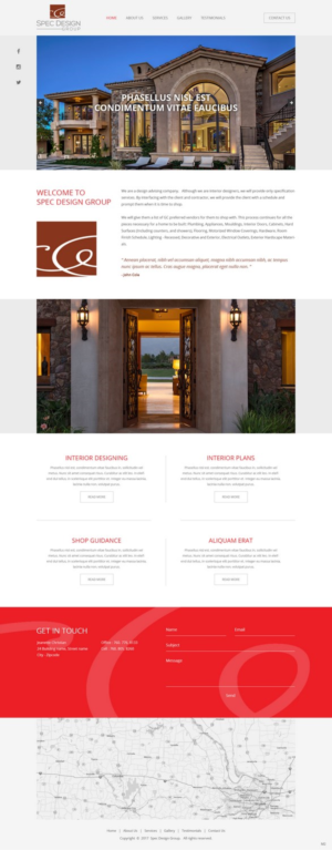 Web Design by pb for Spec Design Group | Design: #16031511