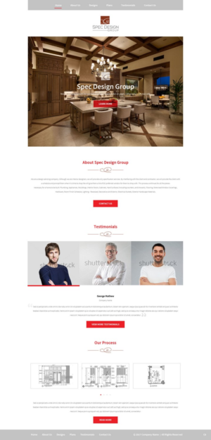 Web Design by pb for Spec Design Group | Design: #16077998