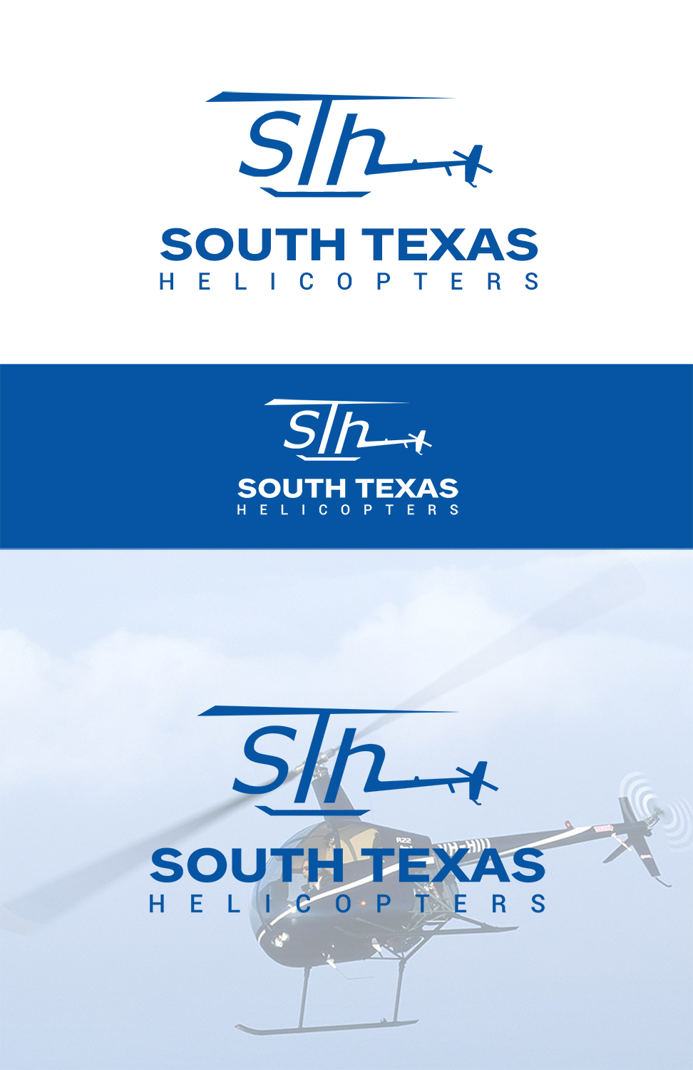 Logo Design by rivemediadesign for South Texas Helicopters  | Design #16116142