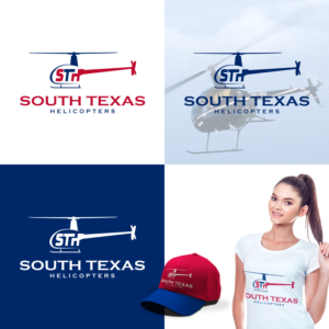 Logo Design by rivemediadesign for South Texas Helicopters  | Design: #16264167