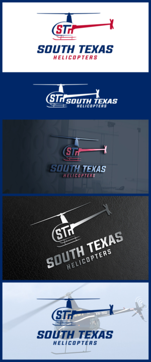 Logo Design by rivemediadesign for South Texas Helicopters  | Design: #16473518