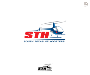South Texas Helicopters,STH or any combination | Logo Design by D_Mantra