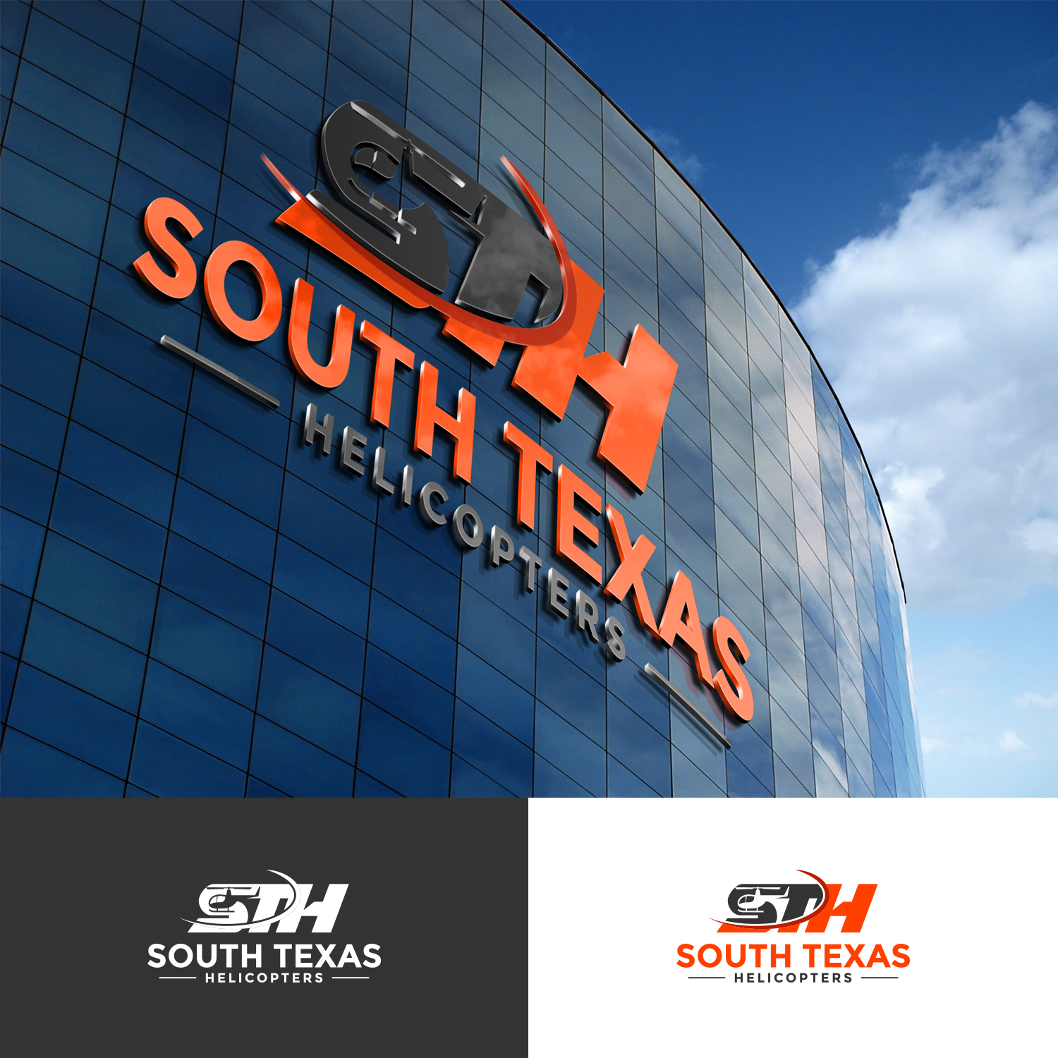 Logo Design by Aliza Creative for South Texas Helicopters  | Design #16025990
