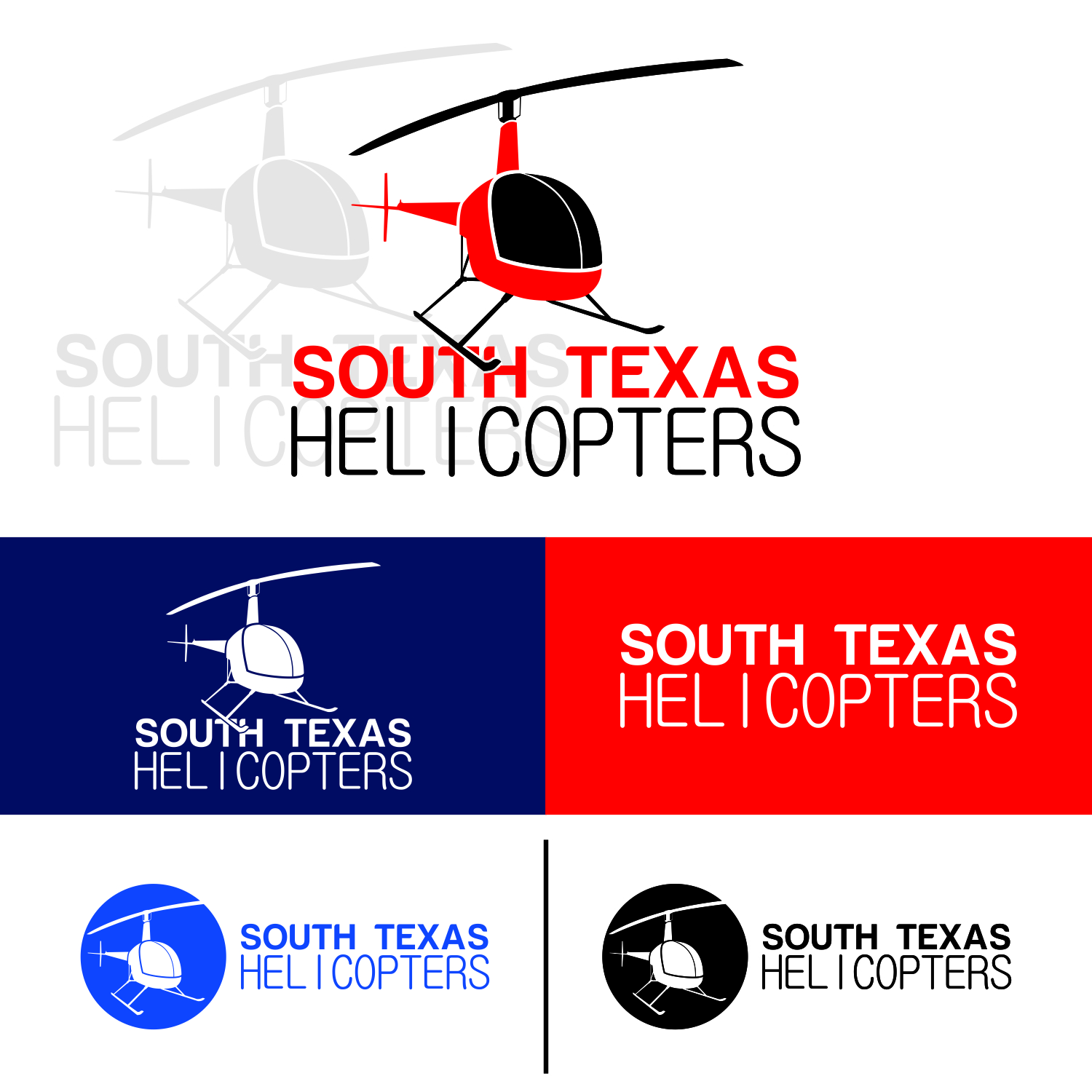 Logo Design by Indrsstudios for South Texas Helicopters  | Design #16050875