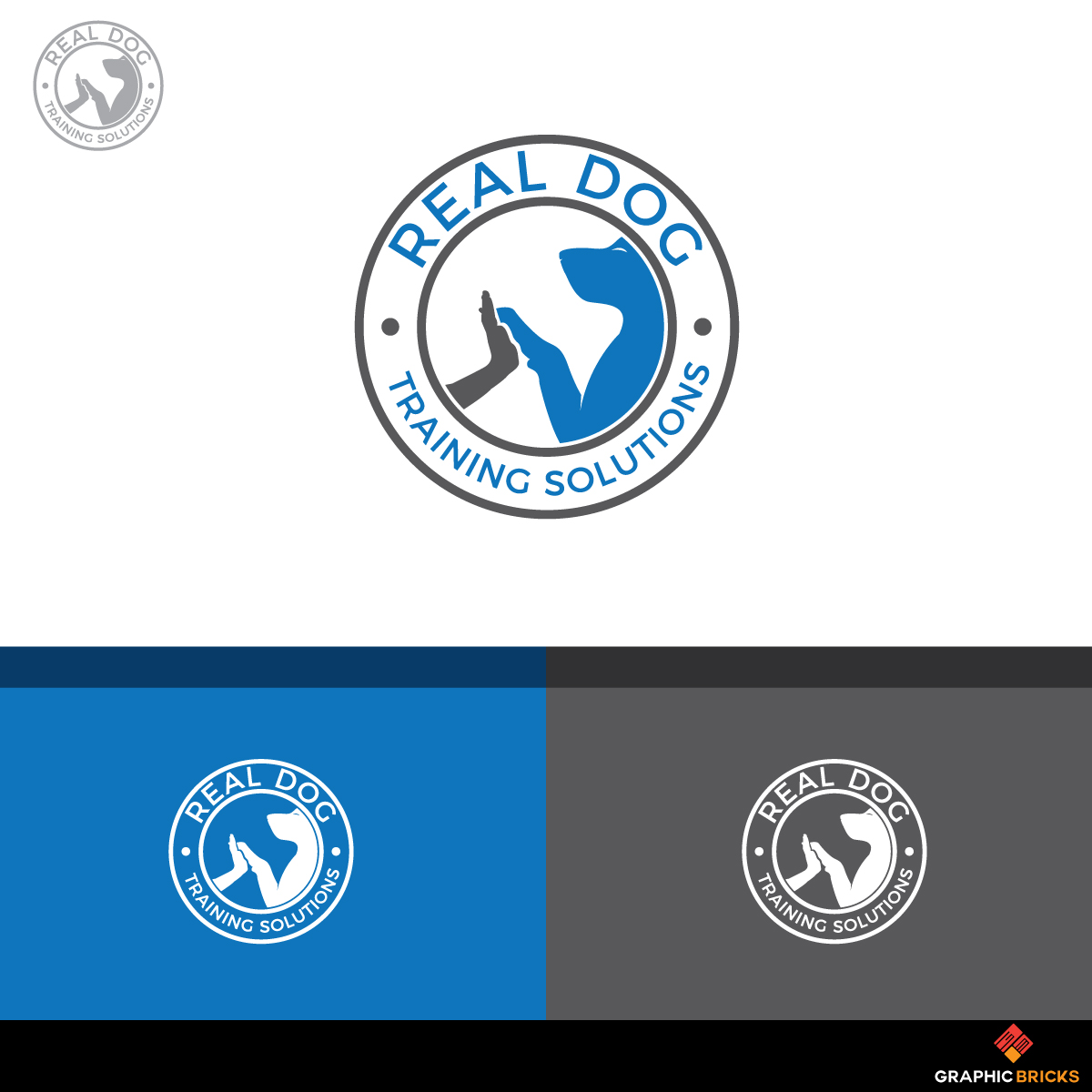 Diseño de Logo por Graphic Bricks para Real Dog Training Solutions | Diseño #16046084