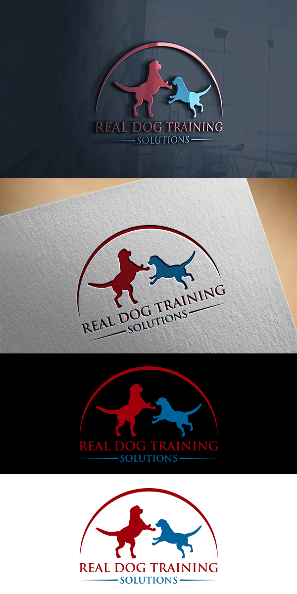 Logo Design by king solangi for Real Dog Training Solutions | Design #16048089