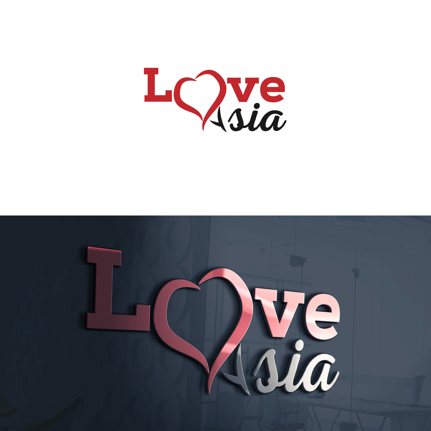 Diseño de Logo por Mielee para Loveasia | Diseño #16150313