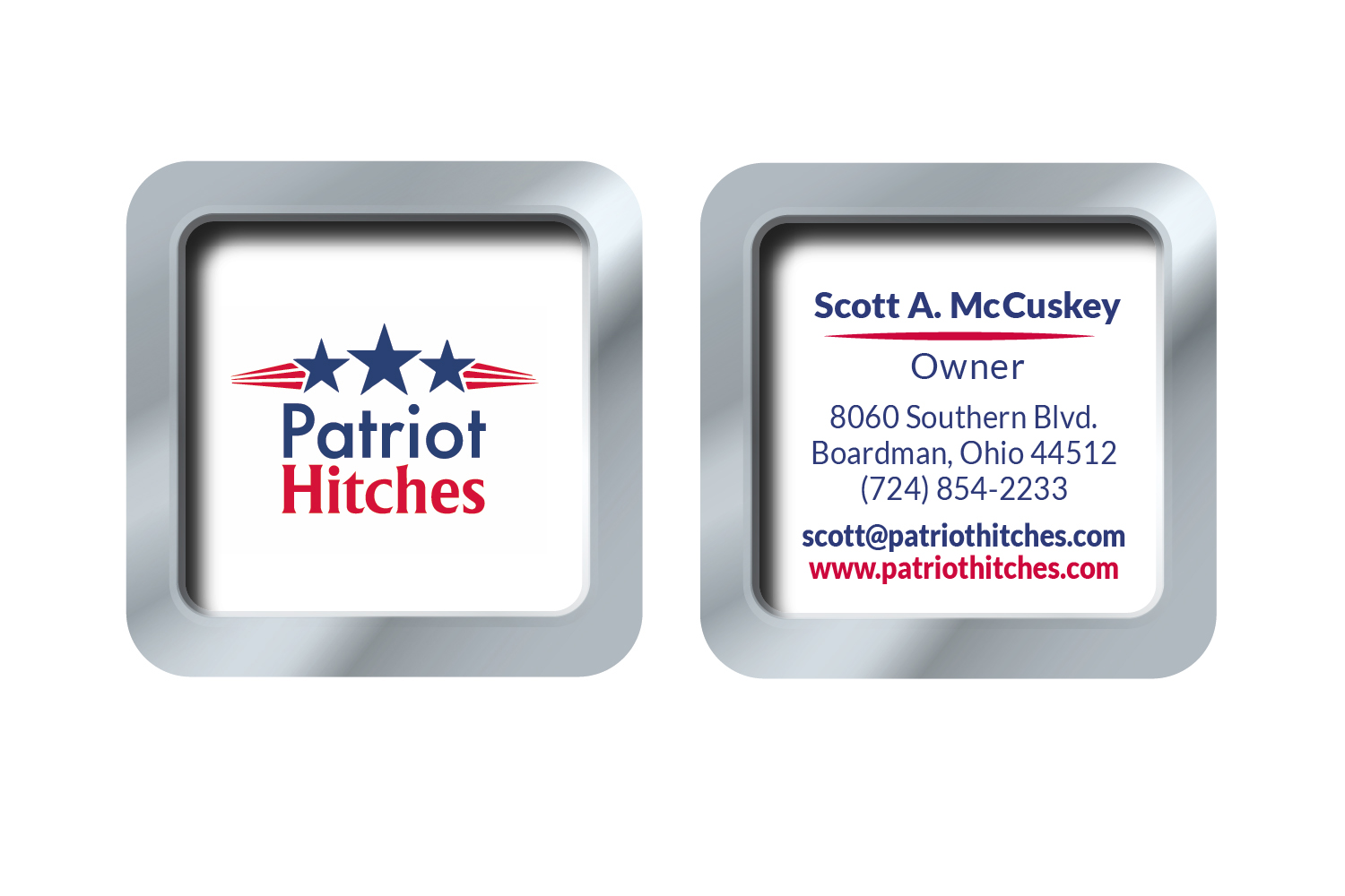 Business Card Design by see why for Patriot Hitches, LLC | Design #16055076