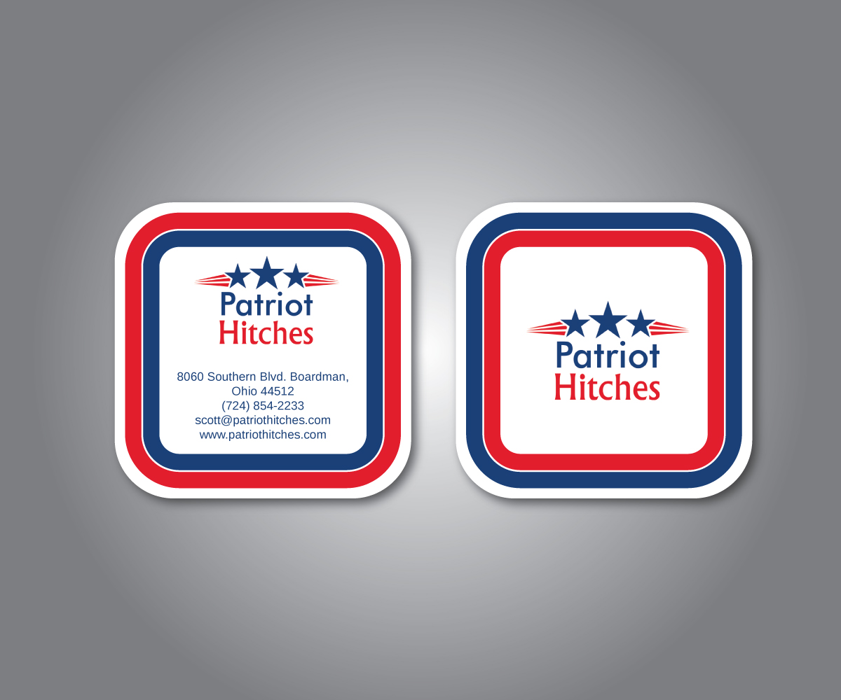 Business Card Design by M.Pirs for Patriot Hitches, LLC | Design #16034452