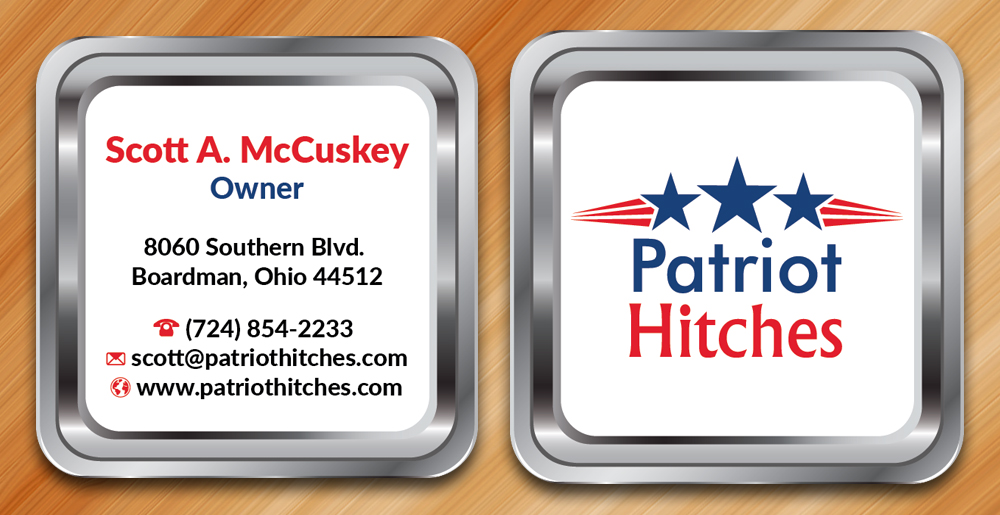 Diseño de Tarjeta de Presentación por Sarmishtha Chattopadhyay_loginchange para Patriot Hitches, LLC | Diseño: #16066140