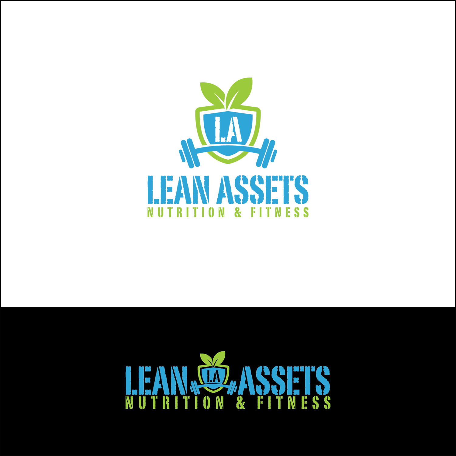 Logo Design by iqbalkabir for Lean Assets Nutrition & Fitness | Design #16043506