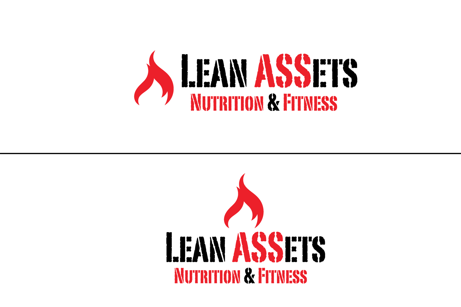 Logo Design by Dinov Designs for Lean Assets Nutrition & Fitness | Design #16074108