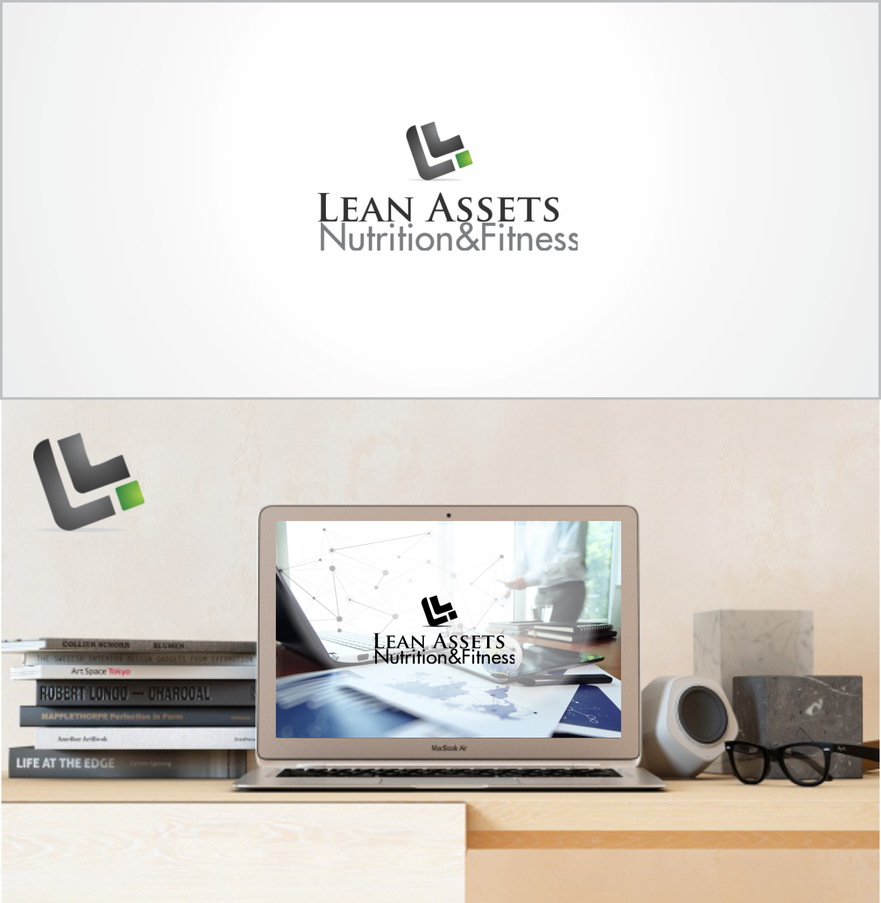 Logo Design by LikeaStone 2 for Lean Assets Nutrition & Fitness | Design #16034629