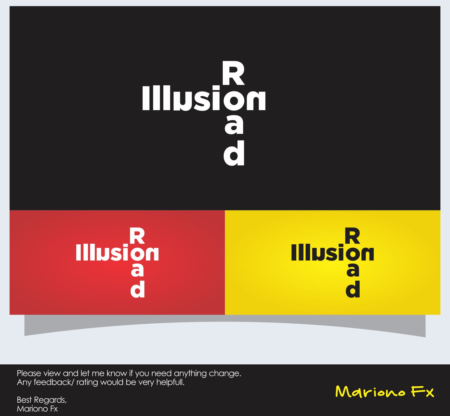 Logo Design by Mariono Fx for Illusion Road | Design #16041588