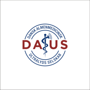 DAUS. Dansk Almenmedicinsk Ultralyds Selskab | Diseño de Logo por java land