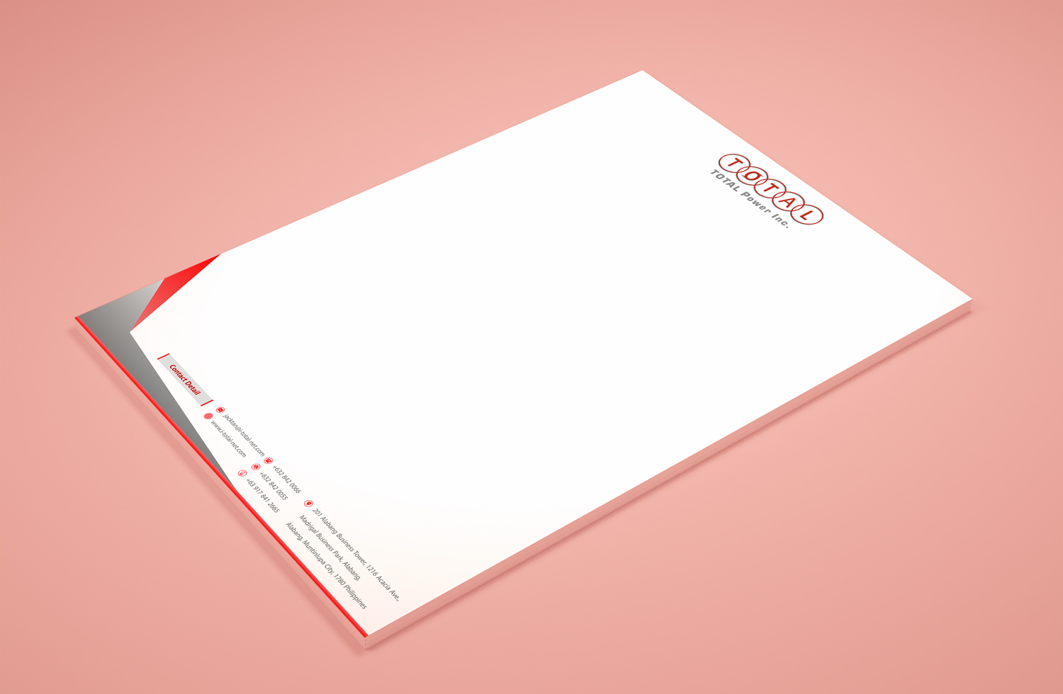 Stationery Design by Petter Goms for TOTALPower | Design #16046688