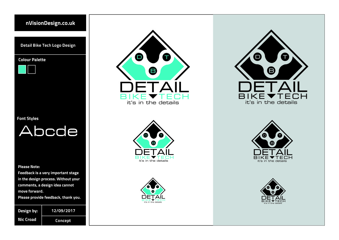 Logo-Design von nvisiondesign.co.uk für Detail Bike Tech | Design #16059933