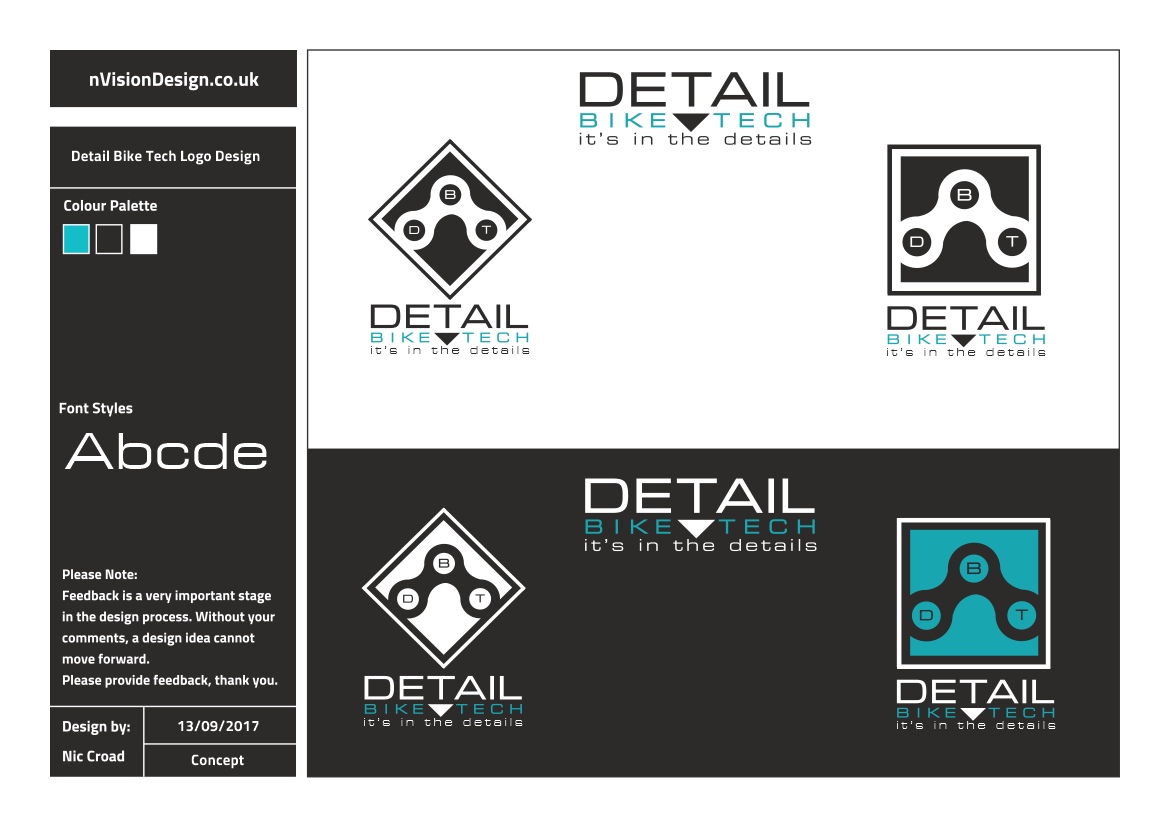 Diseño de Logo por nvisiondesign.co.uk para Detail Bike Tech | Diseño #16069269