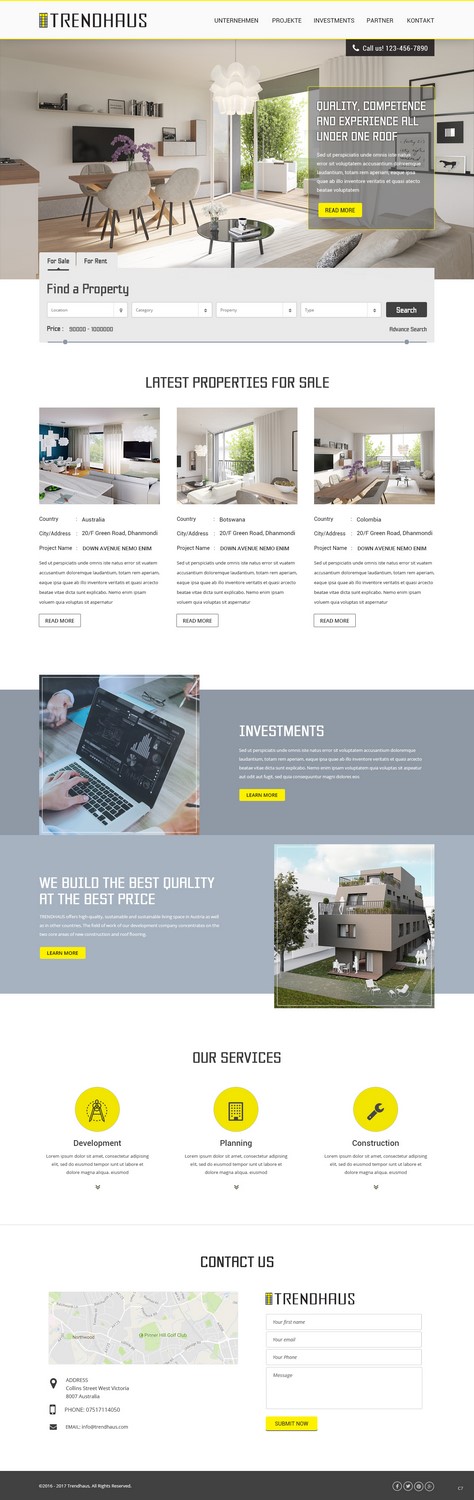 Web Design by pb for O. Moed GmbH | Design #16427871