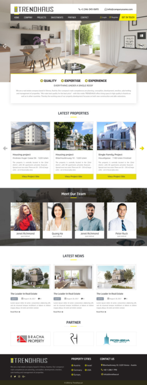 Web-Design von Sujit Banerjee für O. Moed GmbH | Design #16183228