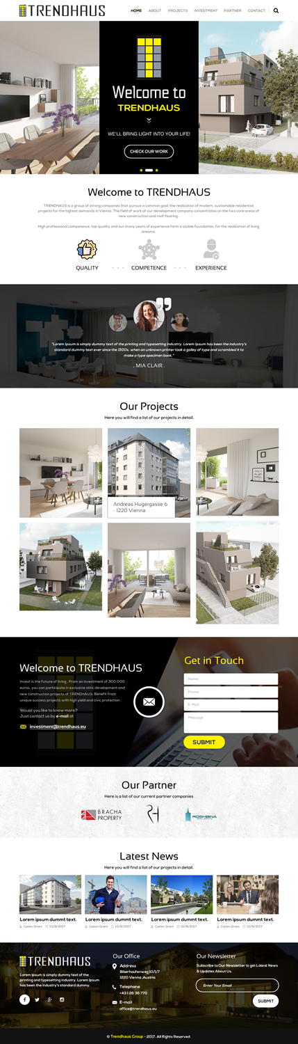 Web Design by rightway for O. Moed GmbH | Design #16076234