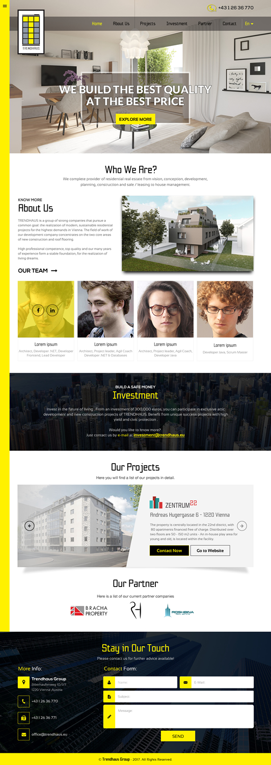 Web Design by rightway for O. Moed GmbH | Design #16076235