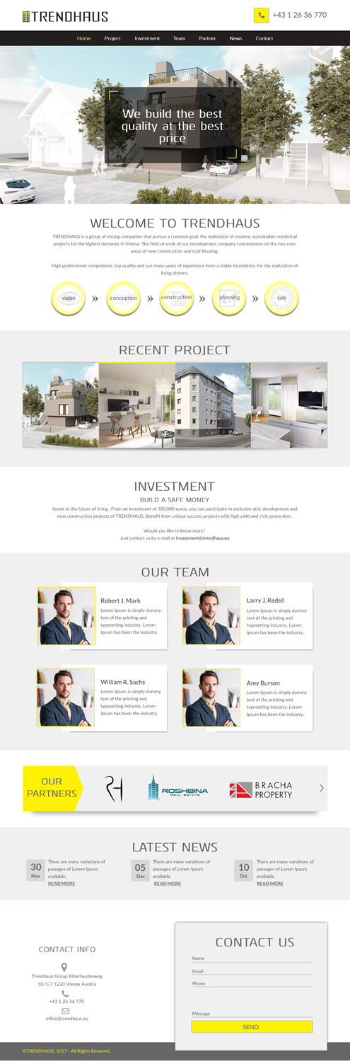 Web Design by rightway for O. Moed GmbH | Design #16076302