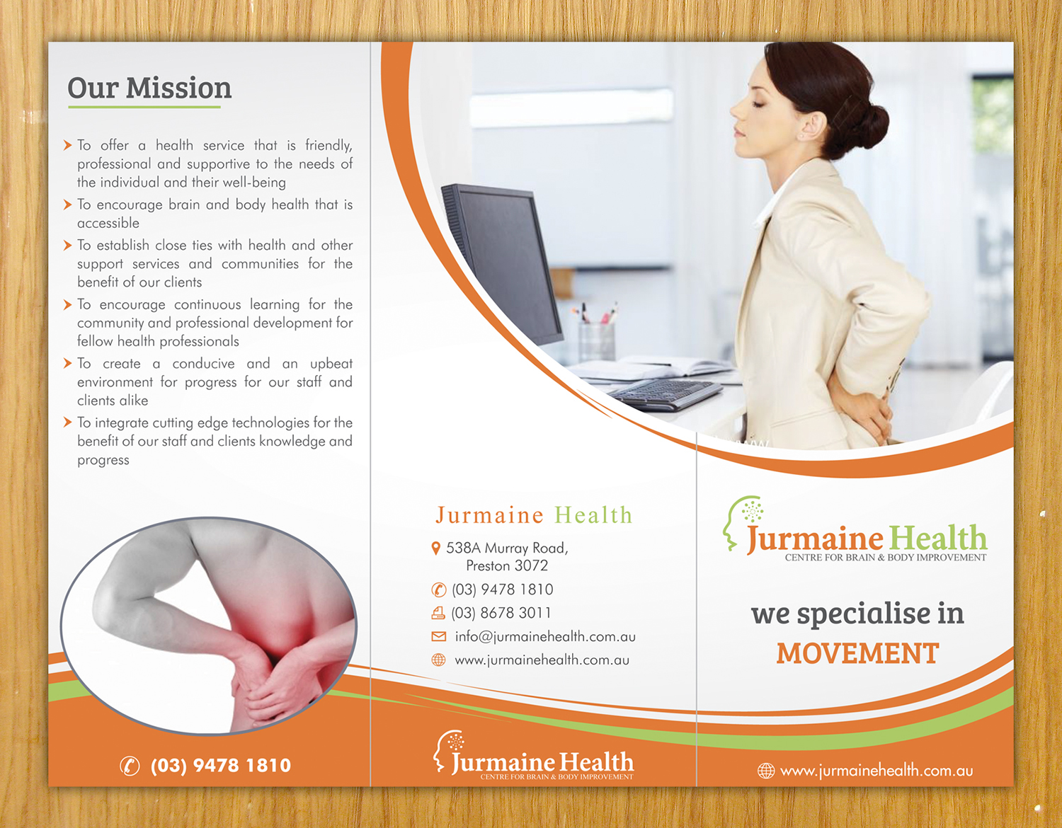 Brochure Design by Sbss for Jurmaine Health | Design #2651910