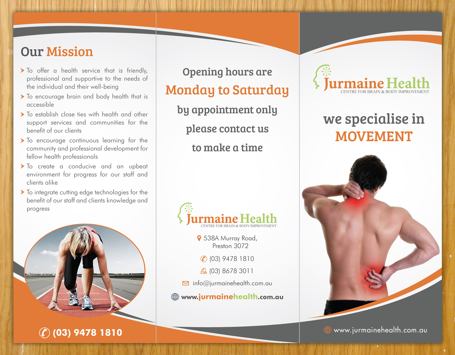 Brochure Design by Sbss for Jurmaine Health | Design #2657487