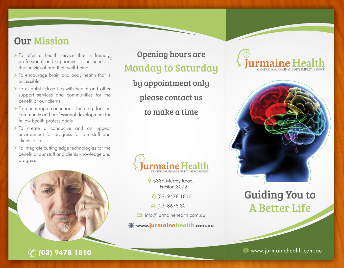 Brochure Design by Sbss for Jurmaine Health | Design #2682266