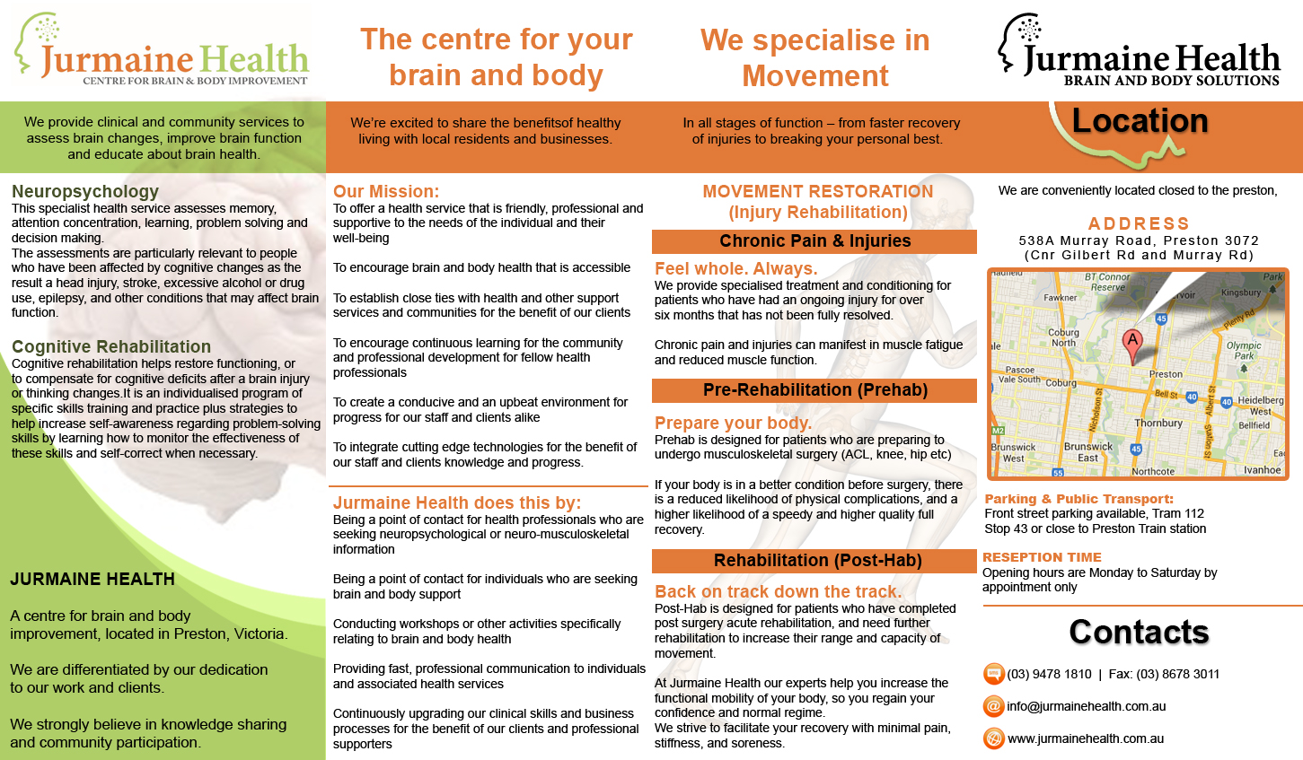 Brochure Design by designer for Jurmaine Health | Design #2673276