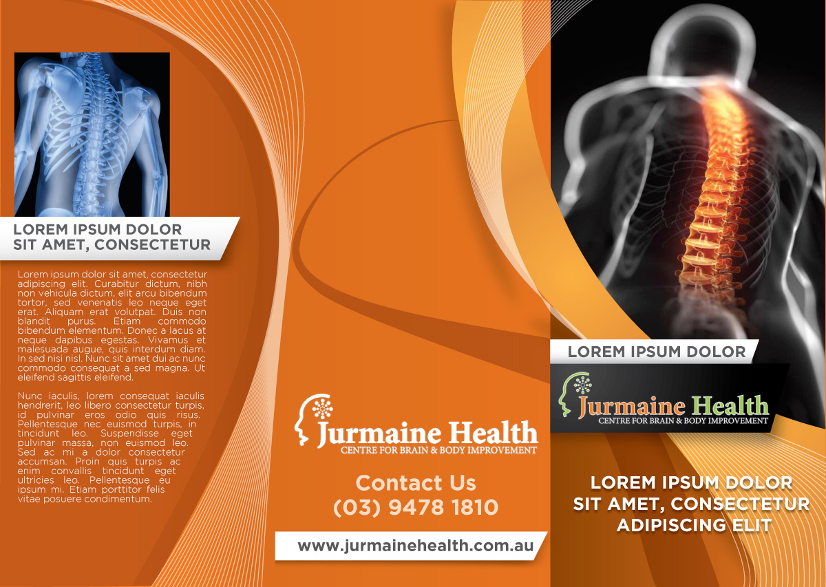 Brochure Design by JCR for Jurmaine Health | Design #2630439